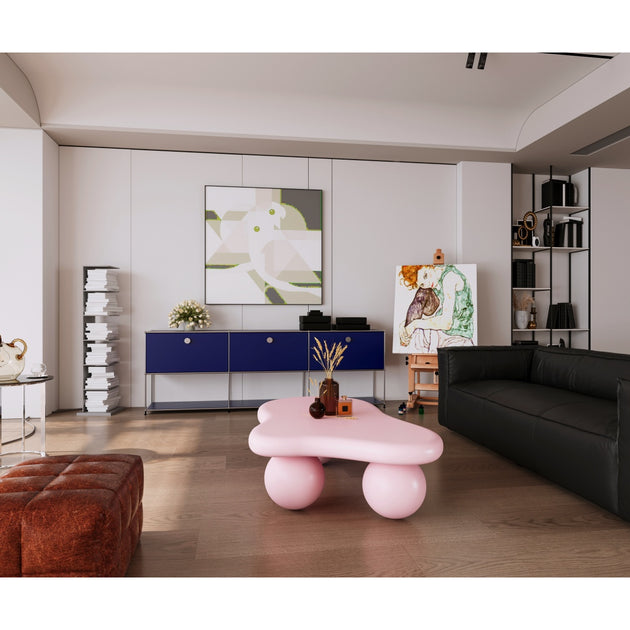 Streamdale 47" Cloud Coffee Table Pink 4