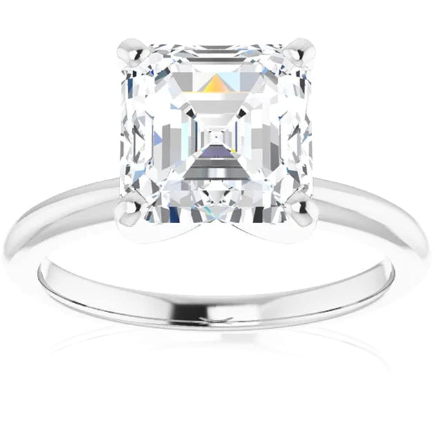 Pompeii3 Solitaire Engagement Ring Gold US 5 4