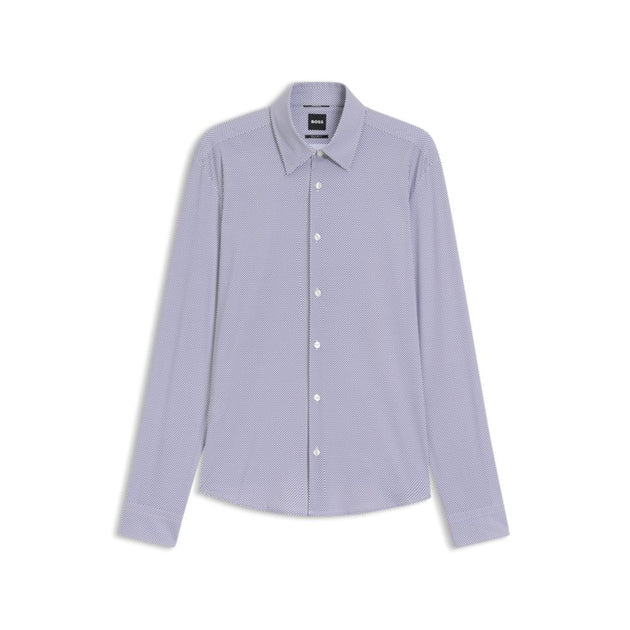 Boss Printed Regular-Fit Shirt White Large 2
