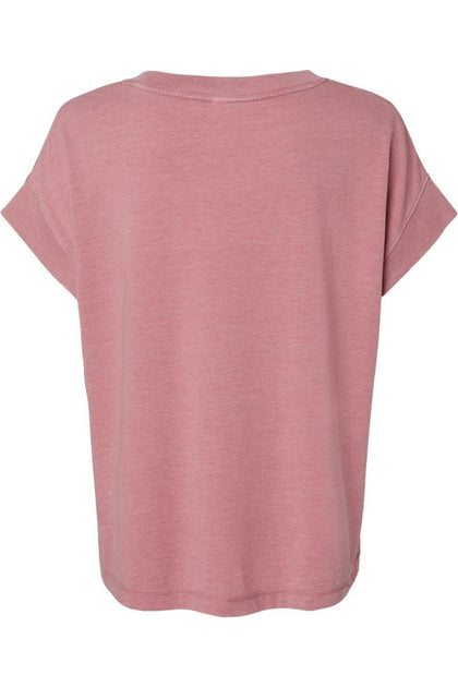 LAT Women's Relaxed Vintage Wash Tee Grey Large 3