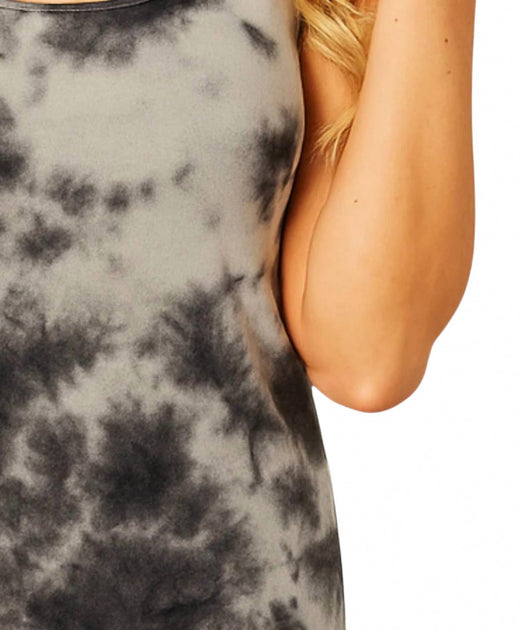 French Kyss Tie Dye Tank Top White Medium 3