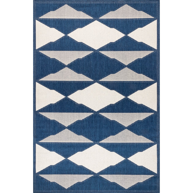 nuLOOM Mickey Geometric Indoor Outdoor Rug 3