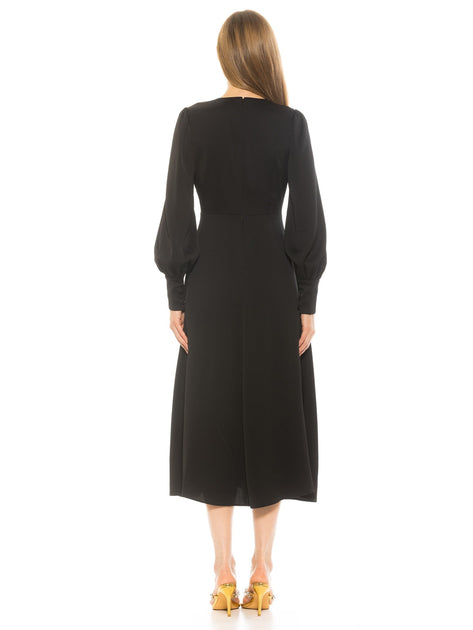Alexia Admor Sophie Dress Brown US 10 4