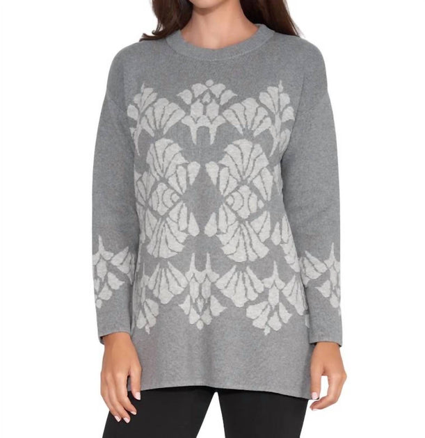 Stella Carakasi Eye Candy Sweater Grey 2X 2