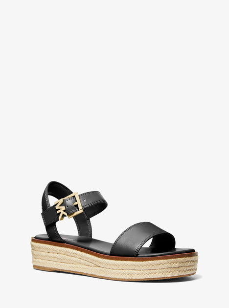 Michael Kors Richie Platform Espadrille Sandal Black US 10 4