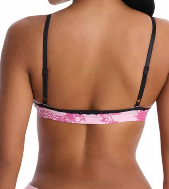 Ed Hardy Love Kills Slowly Leopard Skull Bralette Pink Small 3