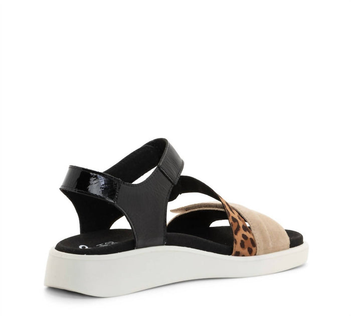 Ara Marina Wedge Sandal Black EU 38 4