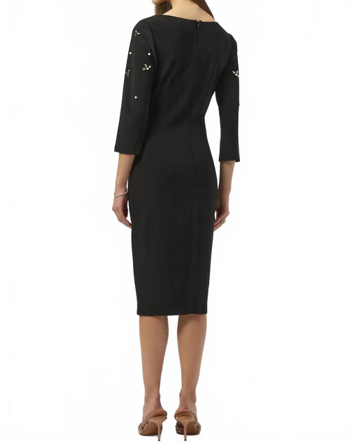 Joseph Ribkoff Sheath Dress Black US 4 3