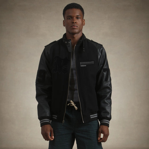Members Only Varsity Jacket Black Medium 2