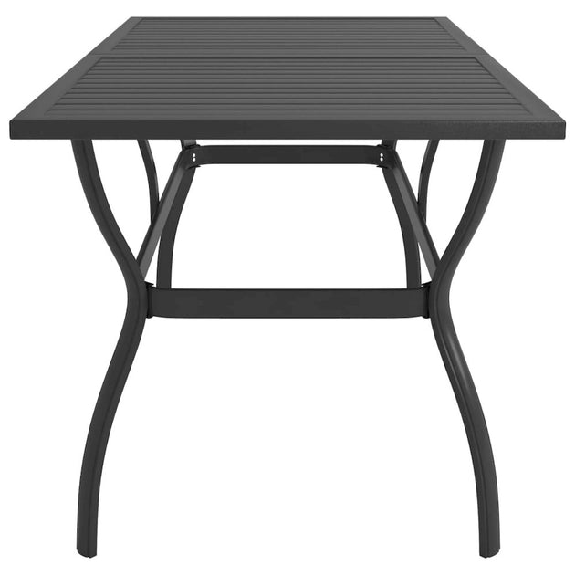 vidaXL Garden Table Anthracite Steel 4