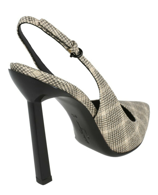 Salvatore Ferragamo Jessie X5 Slingback Pumps Grey US 10 4