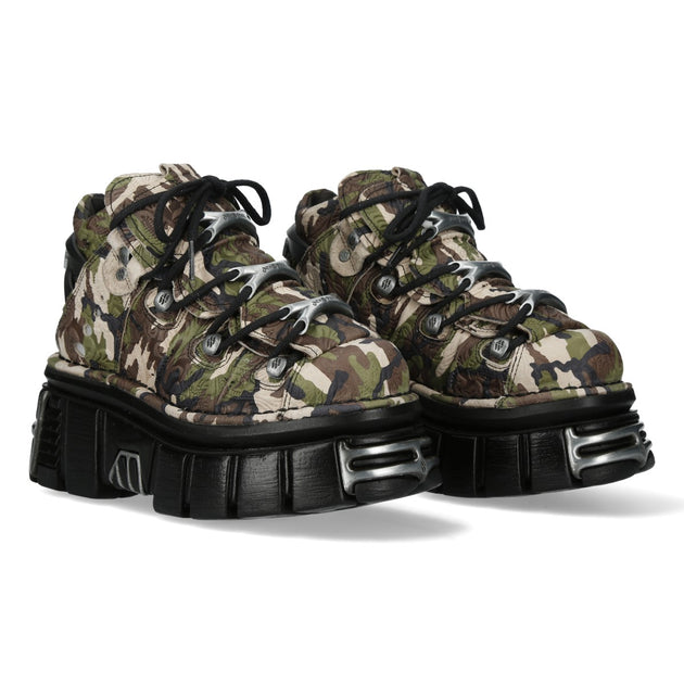 New Rock M-106-C169 Ankle Boots Camouflage EU 39 4