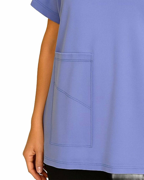Sympli Splice Pocket Top Purple US 10 3