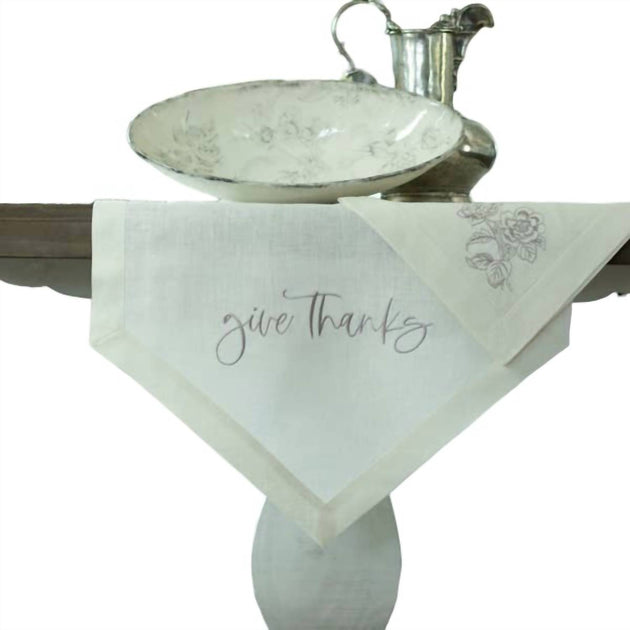 Crown Give Thanks Table Runner 2