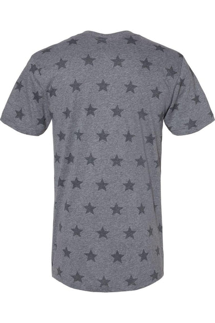 Code Five Star Print Tee Grey XLarge 3