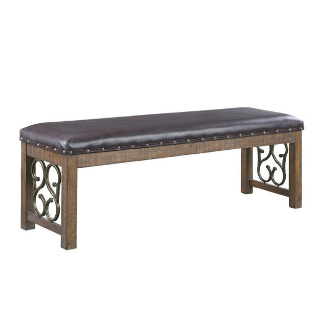 Hivvago Ral Bench Brown 2