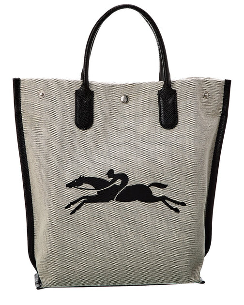【Longchamp】ESSENTIAL L TOTE BAG コットンキャンバス 3色 Longchamp】ESSENTIAL L TOTE BAG コットンキャンバス 3色