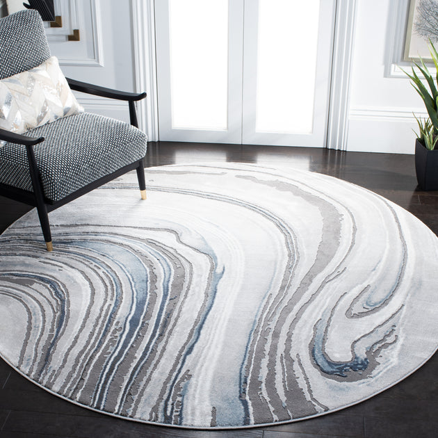 Safavieh Craft CFT845 Area Rug Blue/Grey 4