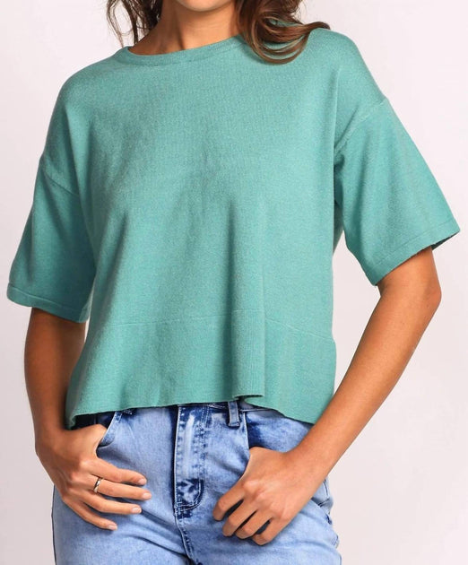 Pink Martini Cecelia Top Green Medium 2