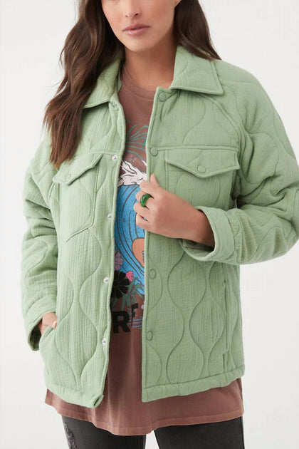 O'Neill Emet Quilted Jacket Green Medium 2