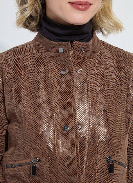 Lysse Porter Moto Jacket Brown XLarge 3
