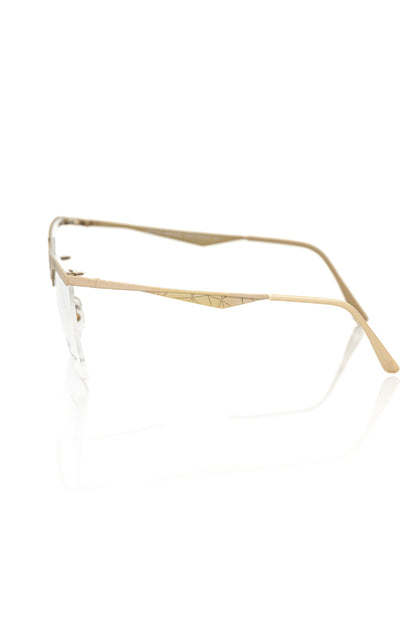 Frankie Morello Clubmaster Eyeglasses Brown One Size 4