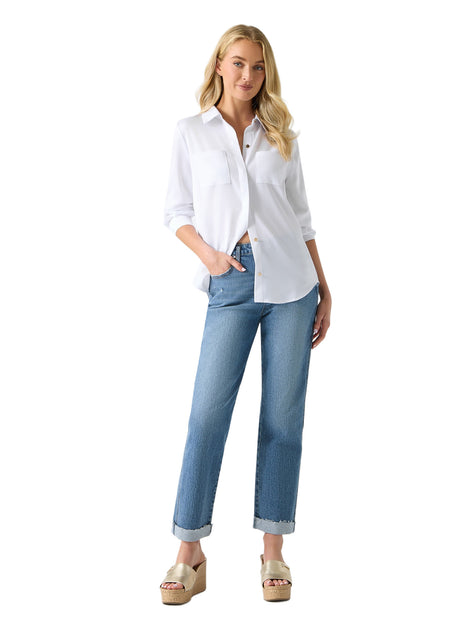 Guess Factory LS Olinda Satin Blouse Multi Medium 3