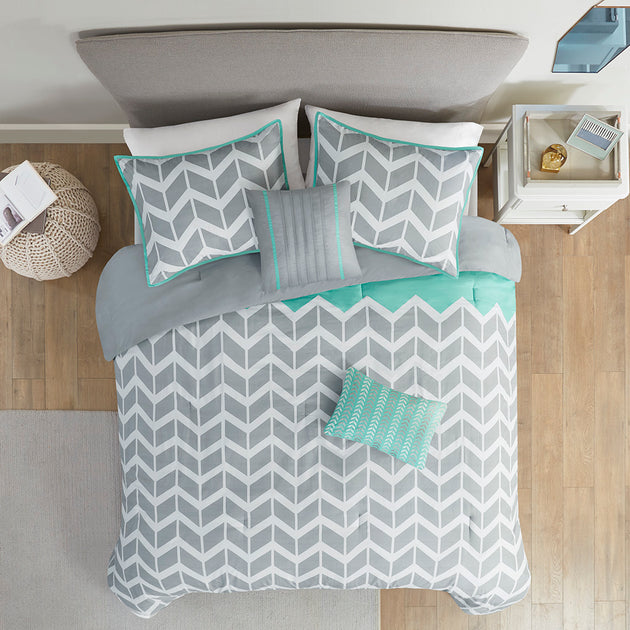 Streamdale Nadia Comforter Set Grey 4