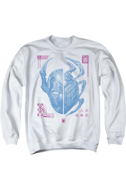 Gildan Blue Beetle 2023 Crewneck Sweatshirt White Small 2