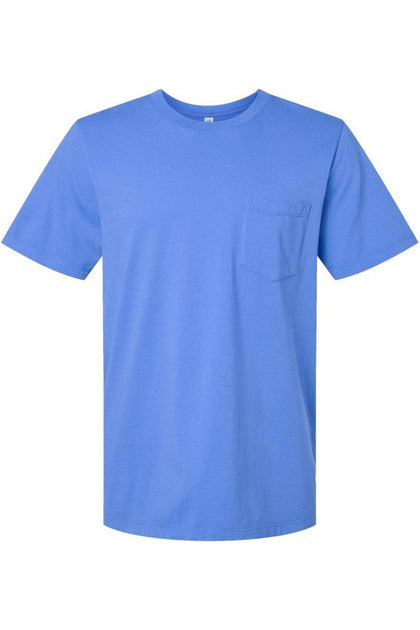 SoftShirts Classic Pocket T-Shirt Blue XXL 2