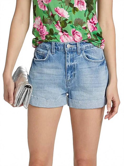 L'Agence Jazzy Cuffed Short Blue 29 2