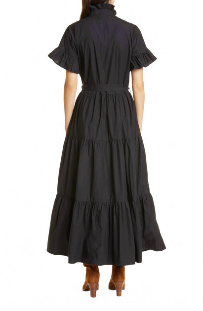 MILLE Victoria Maxi Dress Black XXS 3
