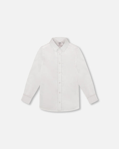 Deux par Deux Chemise Manches Longues Boutonnée Blanc US 3T 2