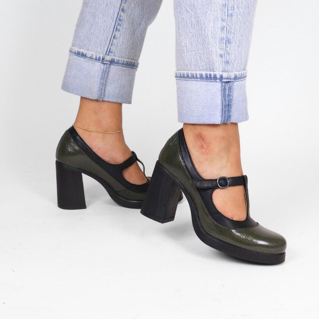 FLY London Seif Pump Green EU 41 3