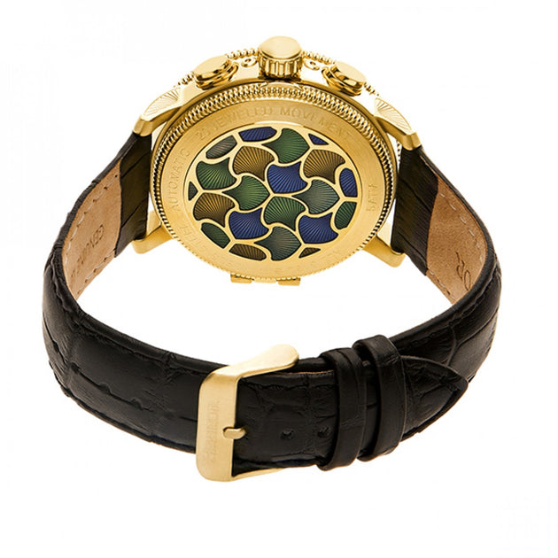 Heritor Aura Automatic Watch Gold 3