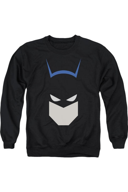 Gildan Batman Bat Head Crewneck Sweatshirt Black Small 2