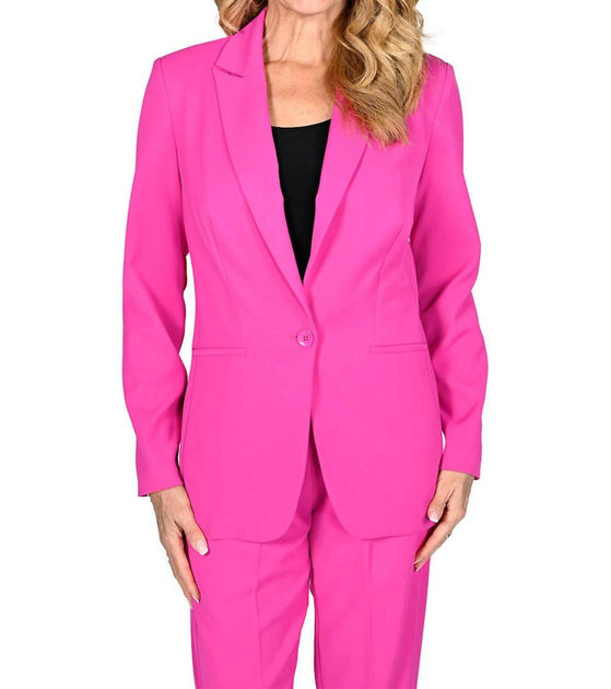 Frank Lyman Blazer Jacket Pink US 8 2