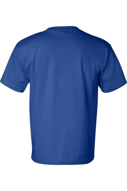 Bayside USA-Made T-Shirt with a Pocket Blue XLarge 3