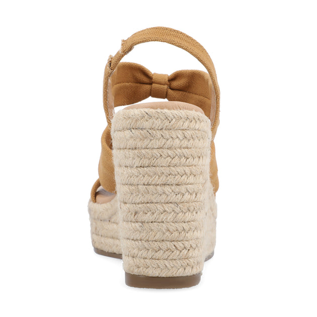 Journee Collection Santorynn Sandals Beige US 8.5 4