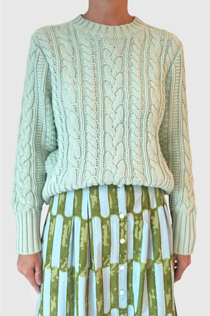 Livro Cable Crewneck Sweater Grey Medium 2