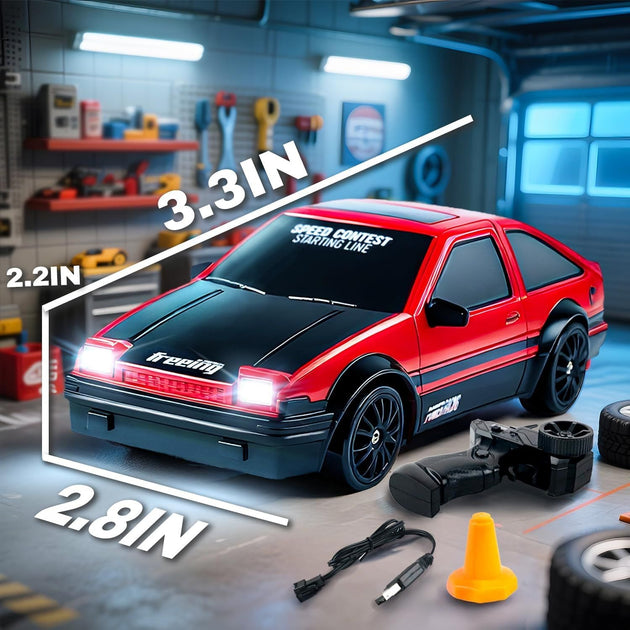 BBTEE RC Drift Car Red 4