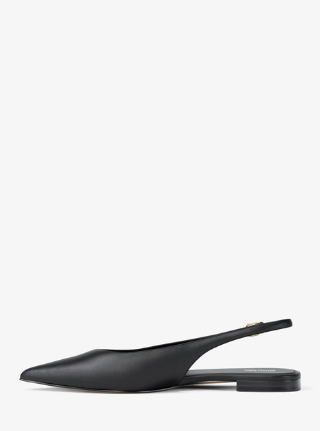 Michael Kors Amali Slingback Flat Black US 9.5 4