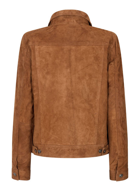 TruClothing Vintage Suede Biker Jacket Black Large 4