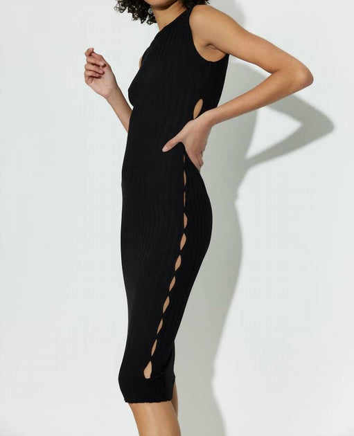 Cotton Citizen Capri Cutout Tank Dress Black XSmall 4