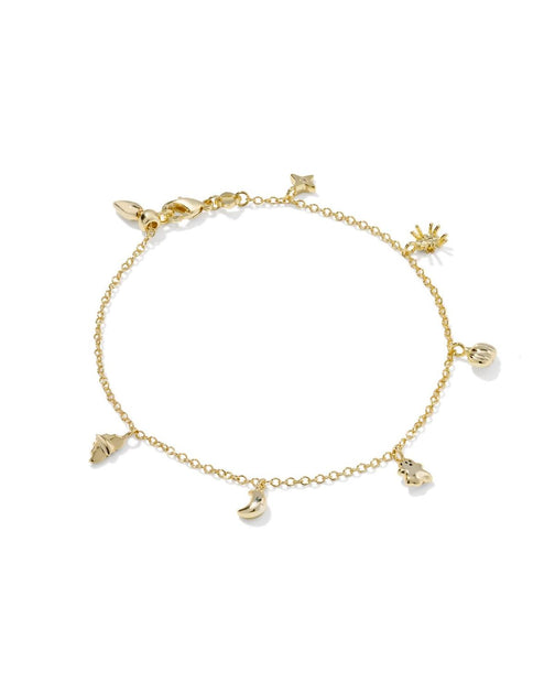 Kendra Scott Halloween Delicate Chain Bracelet Gold One Size 3