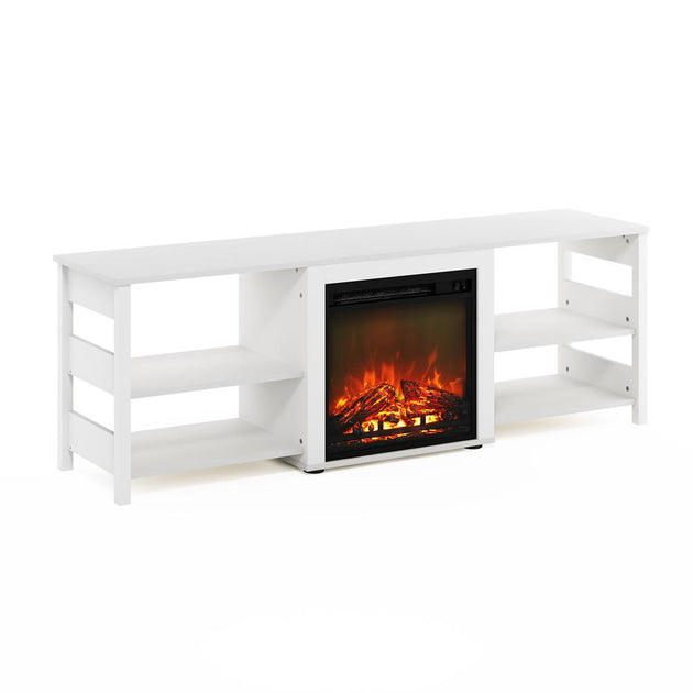 Furinno Classic TV Stand White 2