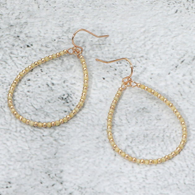 FASHNZFAB Teardrop Dangle Earrings Silver 5