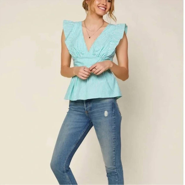Skies Are Blue Tank Green Small 2