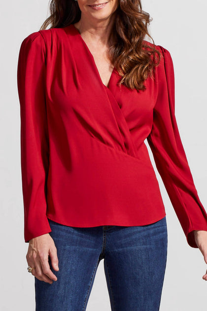 Blouse en Satin à Plis TRIBAL 2