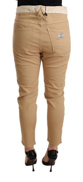 CYCLE Mid Waist Skinny Hose Beige 26 4